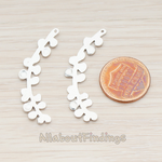 PD.528 // Leaf on Long Branch Pendant, 2 Pc