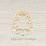 PD.530-02 // Bubbles All Around Trapezoid Pendant, 2 Pc