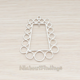 PD.530-02 // Bubbles All Around Trapezoid Pendant, 2 Pc