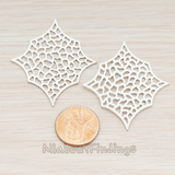 PD.543 // Spider Web Melon Textured Pendant, 2 Pc