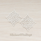 PD.543 // Spider Web Melon Textured Pendant, 2 Pc