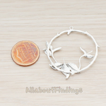 PD.554 // Lily Leaf Vine Pendant, 2 Pc
