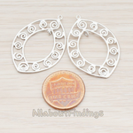 PD.558 // Swirl Marquise Pendant, 2 Pc