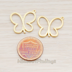 PD.574 // Butterfly Pendant, 2 Pc