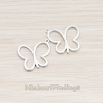 PD.574 // Butterfly Pendant, 2 Pc