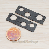 PD.578 // Circles in Rectangle Pendant, 2 Pc