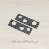 PD.578 // Circles in Rectangle Pendant, 2 Pc