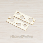 PD.578 // Circles in Rectangle Pendant, 2 Pc