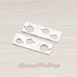 PD.578 // Circles in Rectangle Pendant, 2 Pc