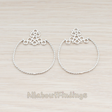 PD.583 // Bubble Circle Pendant, 2 Pc