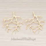 PD.590-02 // Large Tree Branch Pendant, 2 Pc