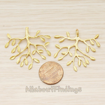 PD.591 // Tree Leaf Pendant, 2 Pc