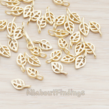 PD.606 // Mini Leaf Pendant, 4 Pc