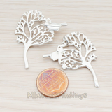 PD.613 // Bird On The Tree Pendant, 2 Pc
