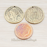 PD.615 // Coin Pendant, 2 Pc