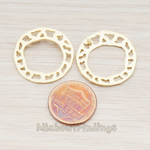 PD.623 // Leopard Print Round Pendant, 2 Pc