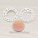 PD.623 // Leopard Print Round Pendant, 2 Pc