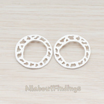 PD.623 // Leopard Print Round Pendant, 2 Pc