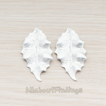 PD.627 // Large Dried Leaf Pendant, 2 Pc