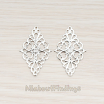 PD.640 // Diamond Shape Gothic Pendant, 2 Pc