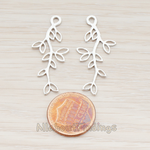 PD.665-01 // Small Leaf Branch Pendant, 2 Pc