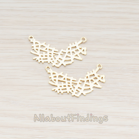 PD.666-01 // Flat Ivy Pendant, 2 Pc