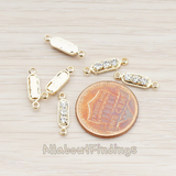 PD.673-01 // Mini Cubic Zirconia Bar Pendant, 6 Pc