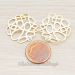 PD.678-02 // Large Oval Linked Round Pendant, 2 Pc