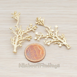 PD.721 // Cherry Blossom Twig Pendant, 2 Pc