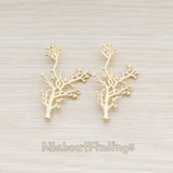 PD.721 // Cherry Blossom Twig Pendant, 2 Pc