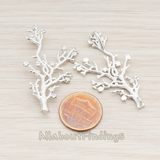 PD.721 // Cherry Blossom Twig Pendant, 2 Pc