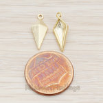 PD.723 // Brushed Rhombus Pendant, 2 Pc