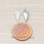 PD.723 // Brushed Rhombus Pendant, 2 Pc