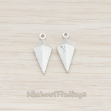 PD.723 // Brushed Rhombus Pendant, 2 Pc