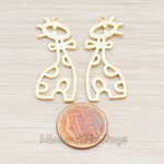 PD.727 // Cute Cartoon Giraffe Pendant, 2 Pc