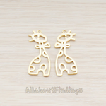 PD.727 // Cute Cartoon Giraffe Pendant, 2 Pc