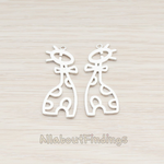 PD.727 // Cute Cartoon Giraffe Pendant, 2 Pc