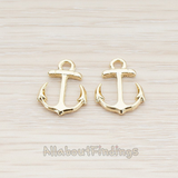 PD.740 // Smooth Anchor Pendant, 2 Pc