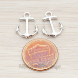 PD.740 // Smooth Anchor Pendant, 2 Pc