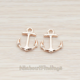 PD.740 // Smooth Anchor Pendant, 2 Pc