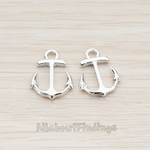 PD.740 // Smooth Anchor Pendant, 2 Pc