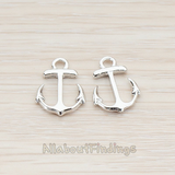 PD.740 // Smooth Anchor Pendant, 2 Pc