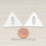 PD.757 // Aztec Triangle Connector Pendant, 2 Pc