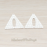 PD.757 // Aztec Triangle Connector Pendant, 2 Pc