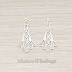PD.758 // Delicate Chandelier Filigree Pendant, 6 Pc