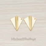 PD.762 // 3D Origami Paper Plane Charm Pendant, 2 Pc