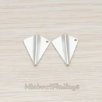 PD.762 // 3D Origami Paper Plane Charm Pendant, 2 Pc