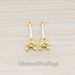 PD.763 // 3D Eiffle Tower Pendant, 2 Pc