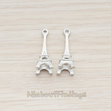 PD.763 // 3D Eiffle Tower Pendant, 2 Pc