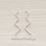 PD.769 // Folded Flattened Bar Pendant, 2 Pc